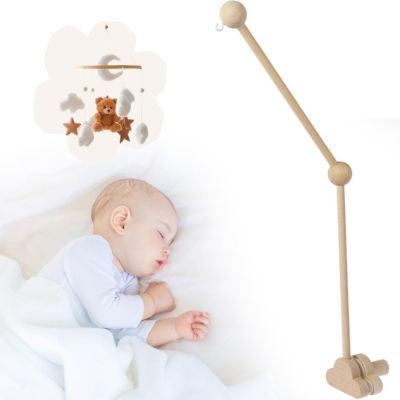 Support mobile de lit à angle réglable couleur bois