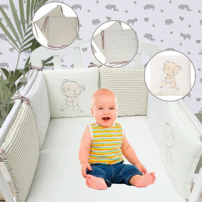 Tour de lit pour bebe coussinets doux