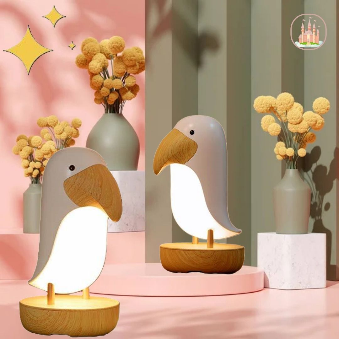 Veilleuse pingouin avec modèle haut-parleur | GlowPenguin™