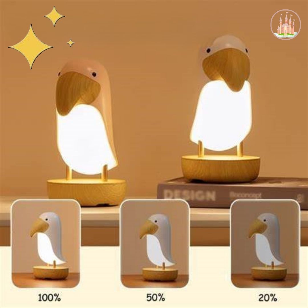 Veilleuse pingouin avec modèle haut-parleur | GlowPenguin™