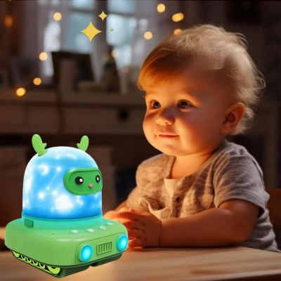Veilleuse bébé  Robot projecteur 3 en 1 Astrobot