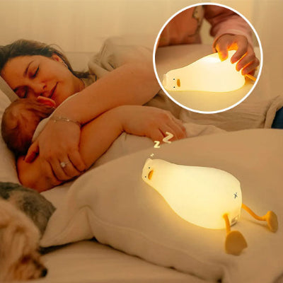 veilleuse bebe canard sommeil paisible