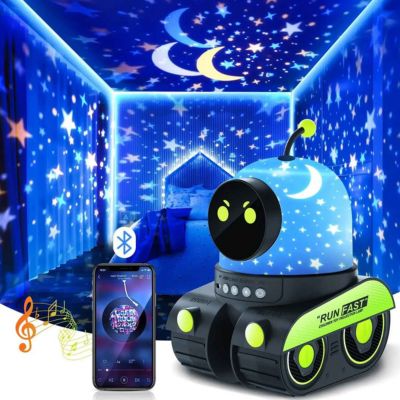 Veilleuse bébé projection plafond Robomix 3 en 1 avec bluetooth