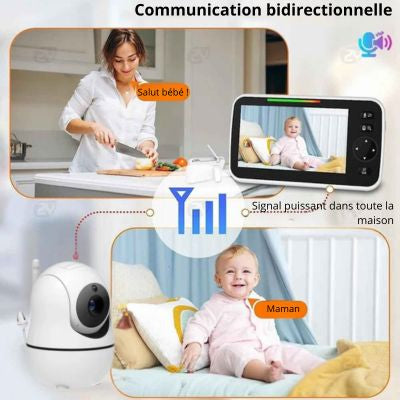 babyphone 2 caméras communication bidirectionnel
