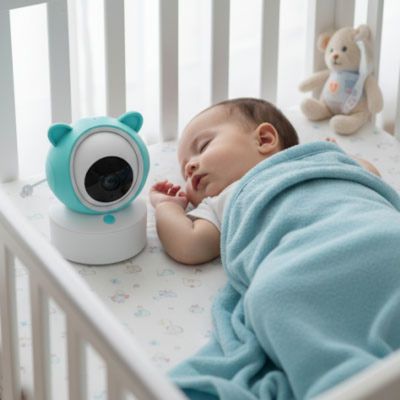  babyphone camera moniteur intelligent bidirectionnel sommeil paisible