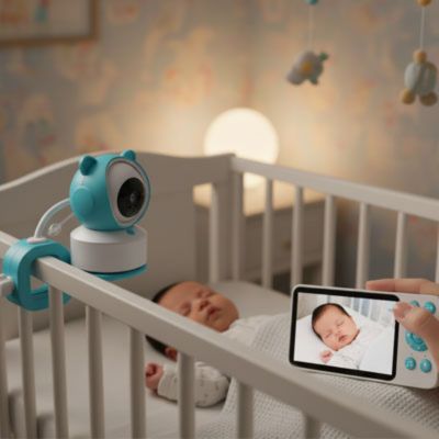  babyphone camera moniteur intelligent bidirectionnel vision nocturne