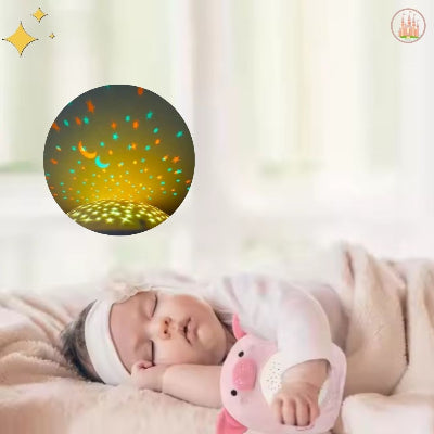 bruit blanc bébé cochon lumière apaisante