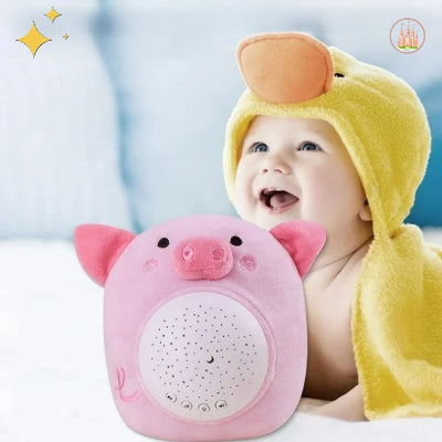 bruit blanc bébé cochon peluche mignon