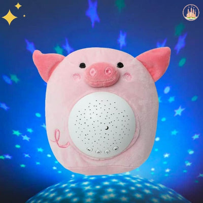 bruit blanc bébé cochon projection relaxant