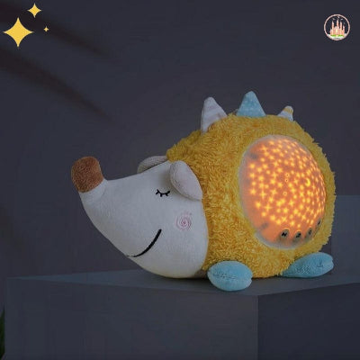 bruit blanc peluche hérisson lumière apaisant