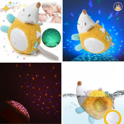  bruit blanc peluche hérisson projecteur