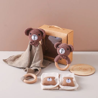 cadeau pour bebe 0 – 12 mois ours avec boîte