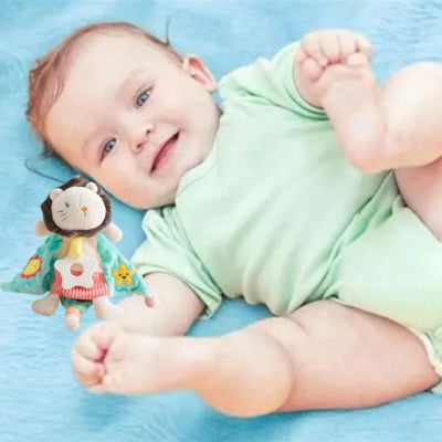 cadeau pour un bebe garçon ensemble doudou lion compagnon rassurant