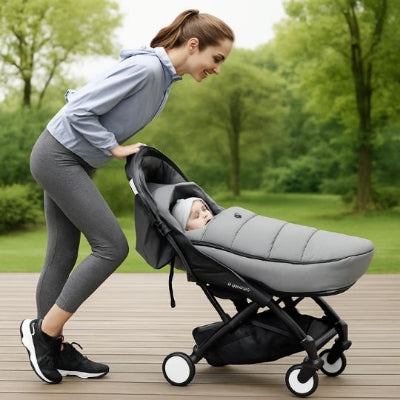chancelière bébé cocon douillet gris sorties