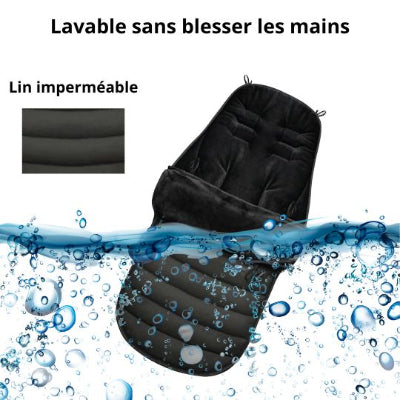 chancelière bébé cocon douillet noir entretien