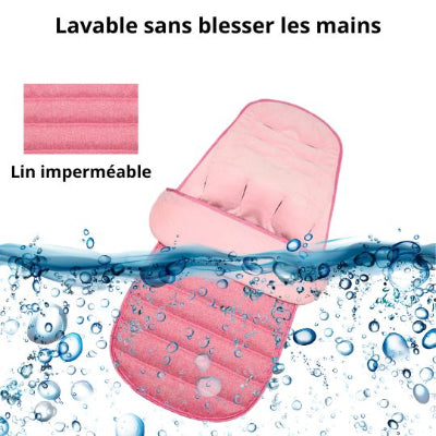 chancelière bébé cocon douillet rose entretien