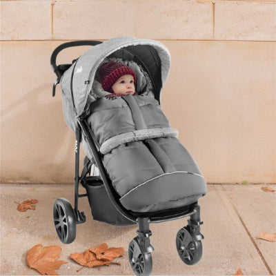 chancelière pour poussette sac de couchage gris