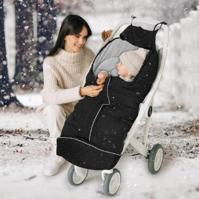 chancelière pour poussette sac de couchage noir cocon douillet