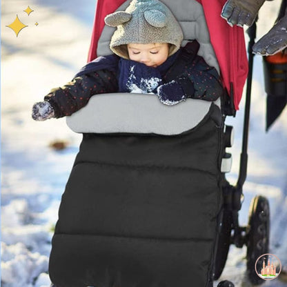 chancelière poussette bébé universelle gris