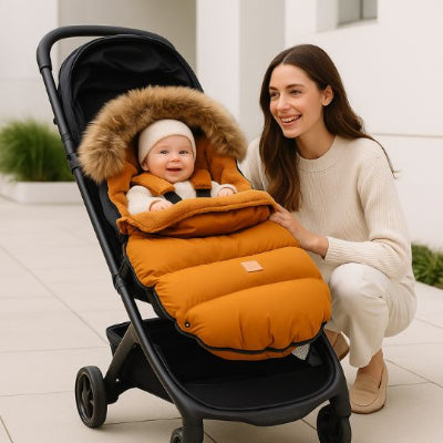 chancelière tissu imperméable caramel