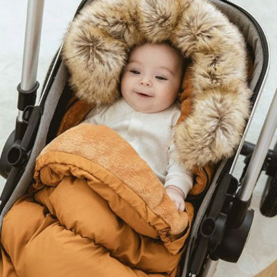 chancelière tissu imperméable caramel rassurante