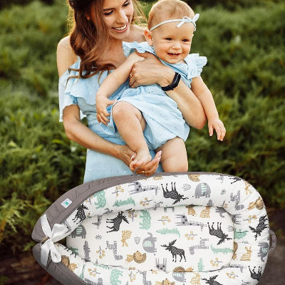 cocon bébé animaux amazoniens berceau portable