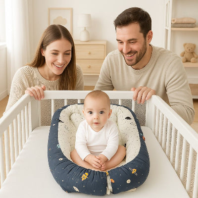 cocon bebe espace double face doux moments