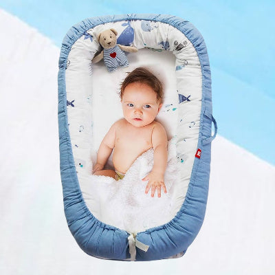 cocon pour bebe bleu océan confort absolut