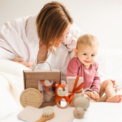 coffret cadeau naissance renard 7 pièces pour les petits