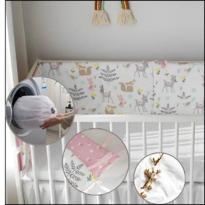 contour de lit de bébé animaux en forêt entretien