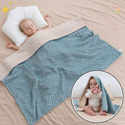 blanket polyvalent bleu gris