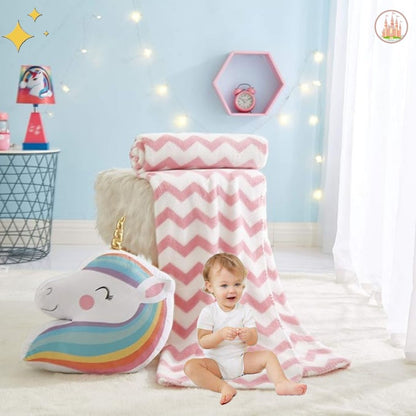 couverture pour bébé PinkWaves
