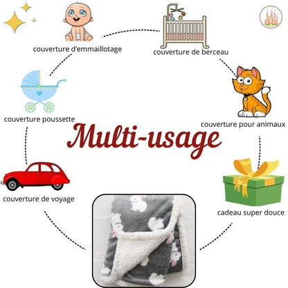 couche polaire pour enfant BunnyCuddle
