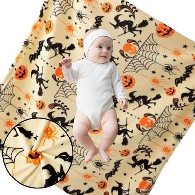 couverture bebe citrouille réversible tapis jeux