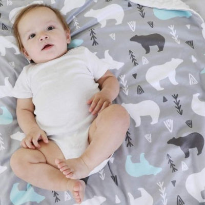 couverture bébé cocon d’ours blanc douceur et confort