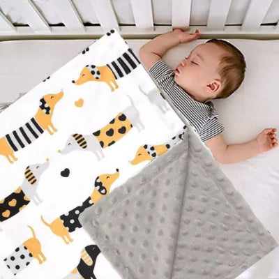 couverture bébé douceur canine plaid hiver
