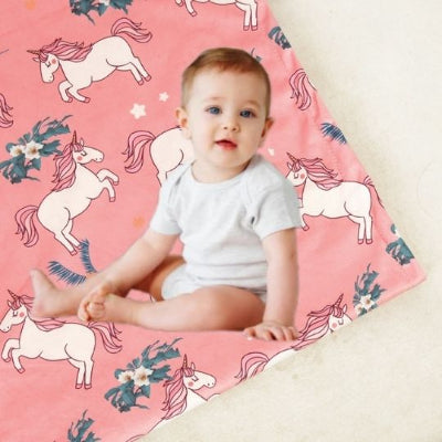 couverture bébé rêve de licorne douce et confortable