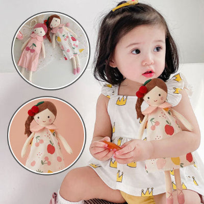 doudou bebe fille poupée fruité