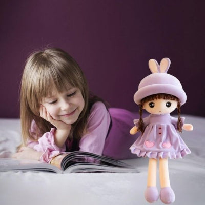 doudou bébé fille princesse lapin peluche sécuritaire