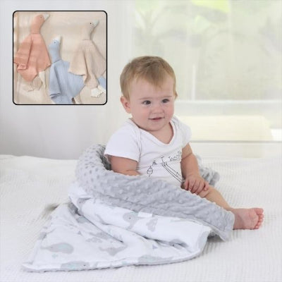 doudou bébé oie en mousseline tous les couleurs