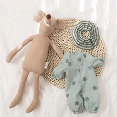 doudou bebe souris mignons peluche hypoallergénique