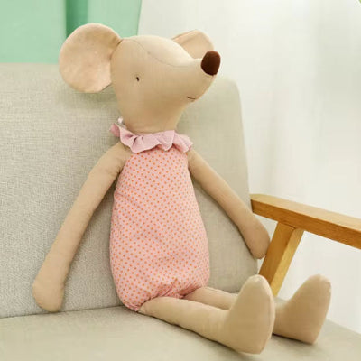doudou bebe souris mignons rose clair
