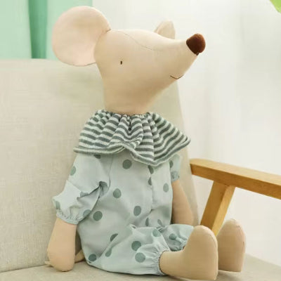 doudou bebe souris mignons vert pastel