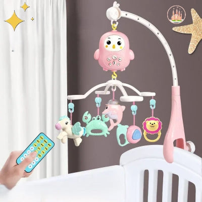 mobile bébé pour berceau avec télécommande