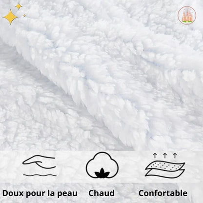 manteau doux de sommeil bébé lapin rose 