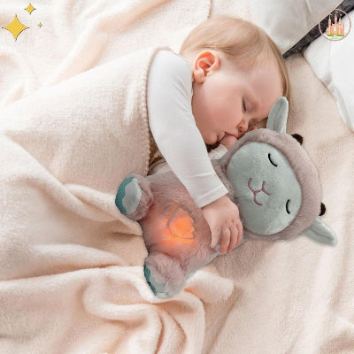 enfant endormi avec le bruit blanc bebe mouton respirant 