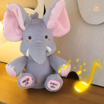 peluche bruit blanc bébé éléphant doudou joueur