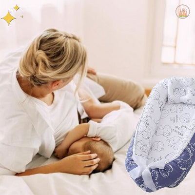 couvre lit bébé éléphant bleu