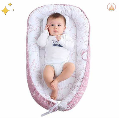 réducteur de lit enfant éléphant rose