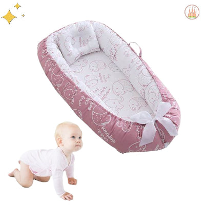 accessoire de lit bébé éléphant rose
